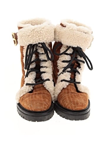 Balmain Monogram Ankle Boots (view 2)