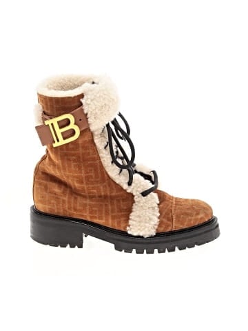 Balmain Monogram Ankle Boots (view 1)