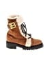 Balmain Brown Monogram Ankle Boots Size EU 36 - photo 1