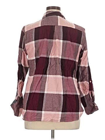 Tommy Hilfiger 3/4 Sleeve Button-Down Shirt (view 2)