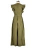 JOA Solid Green Jumpsuit Size XS - photo 2
