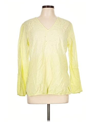 Caribbean Joe Long Sleeve Blouse (view 1)