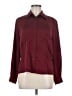 Pendleton 100% Polyester Burgundy Long Sleeve Blouse Size 6 - photo 1