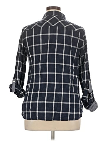 Tommy Hilfiger 3/4 Sleeve Button-Down Shirt (view 2)
