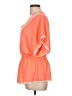 Miss Chievous 100% Polyester Orange Short Sleeve Blouse Size L - photo 5