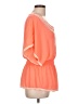 Miss Chievous 100% Polyester Orange Short Sleeve Blouse Size L - photo 4