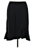 Mixit 100% Polyester Solid Black Formal Skirt Size M - photo 1