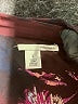 Halogen 100% Polyester Floral Burgundy Long Sleeve Blouse Size L - photo 7