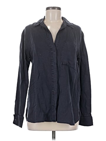 James Perse Long Sleeve Button-Down Shirt (view 1)