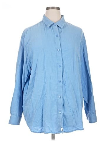 Little Moon Long Sleeve Button-Down Shirt (view 1)