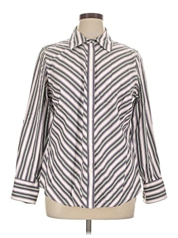Jones New York Signature Long Sleeve Blouse (view 1)