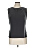 Calvin Klein Gray Sleeveless Blouse Size L (petite) - photo 1