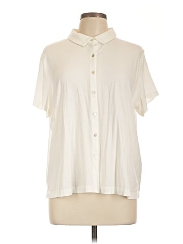 Eileen Fisher Short Sleeve Blouse (view 1)