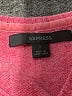 Express 100% Lambswool Argyle Pink Wool Pullover Sweater Size S - photo 7