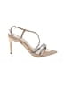 Vince Camuto 100% Leather Silver Sandals Size 8 1/2 - photo 1