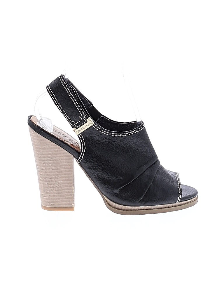 Pre-owned Calvin Klein Heels In Black