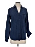 Kut from the Kloth Houndstooth Blue Long Sleeve Blouse Size XS - photo 1