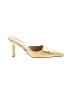 Chanel Gold Vintage Quilted Fabric Mules Size EU (IT) 39 / US 9 - photo 1