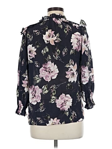 Rebecca Taylor 3/4 Sleeve Silk Top (view 2)