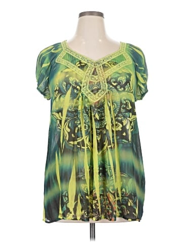 One World Short Sleeve Blouse (view 1)