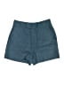 Suistudio Chevron-herringbone Teal Shorts Size 12 - photo 1