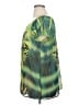 One World 100% Polyester Green Short Sleeve Blouse Size XL - photo 5