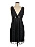 Eyeshadow 100% Polyester Stars Black Cocktail Dress Size 7 - photo 1