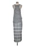 Splendid Stripes Silver Gray Casual Dress Size M - photo 2