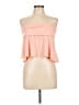 Romwe Pink Tan Tube Top Size L - photo 1