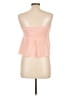 Romwe Pink Tan Tube Top Size L - photo 2