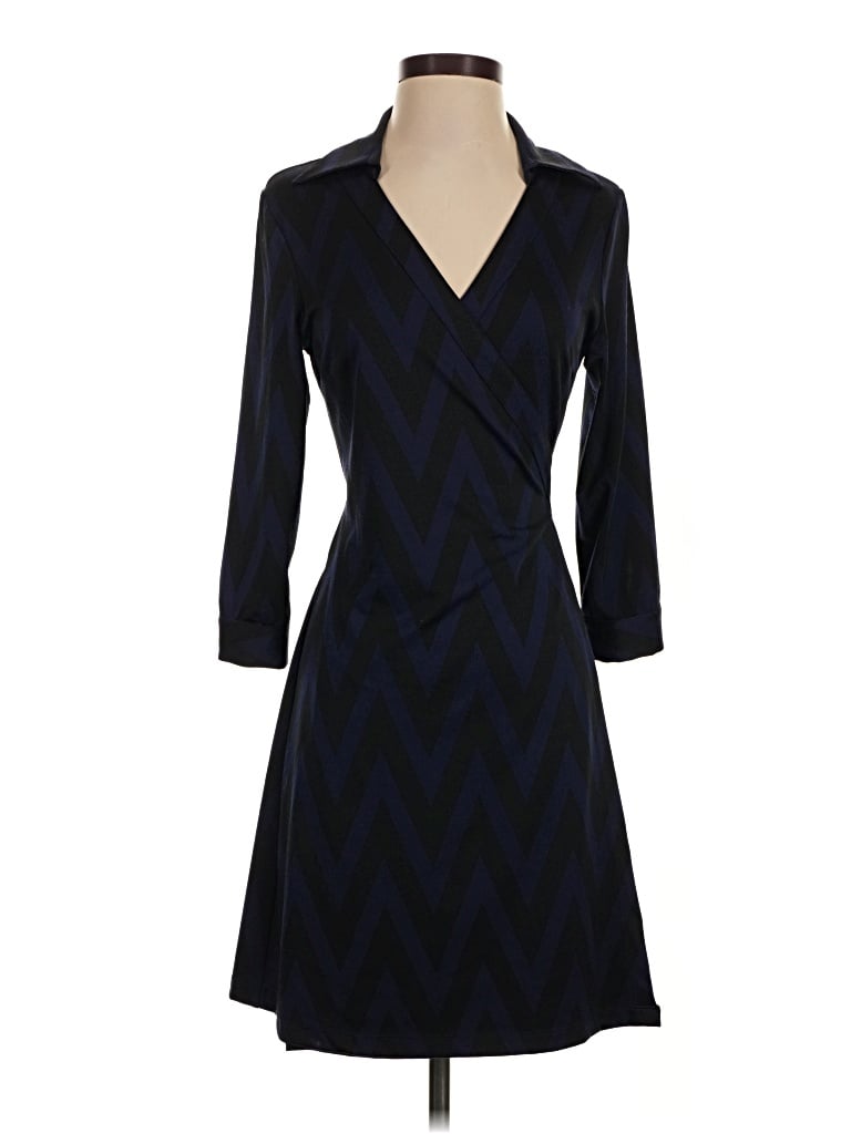Pre-owned Julie Brown Casual Dress In Black