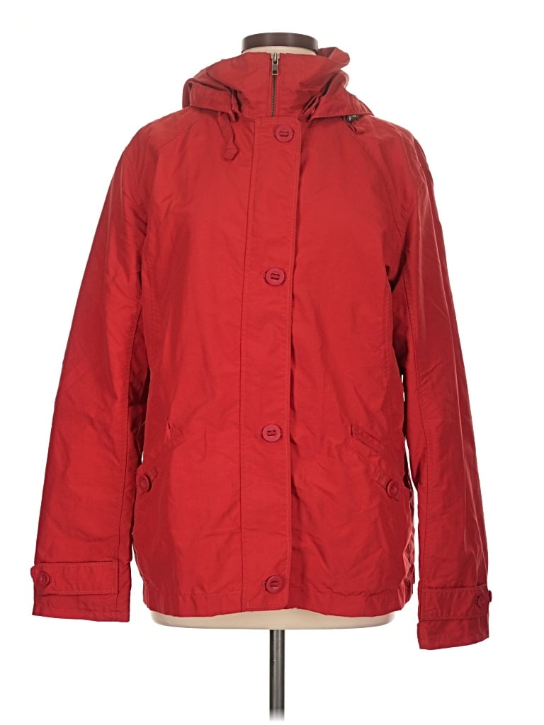 Pre-owned Lands' End Snow Jacket In Red