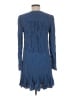 Veronica Beard Checkered-gingham Blue Casual Dress Size 8 - photo 2