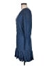 Veronica Beard Checkered-gingham Blue Casual Dress Size 8 - photo 5