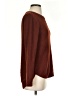 Pink Clover 100% Polyester Solid Burgundy Pullover Sweater Size S - photo 4