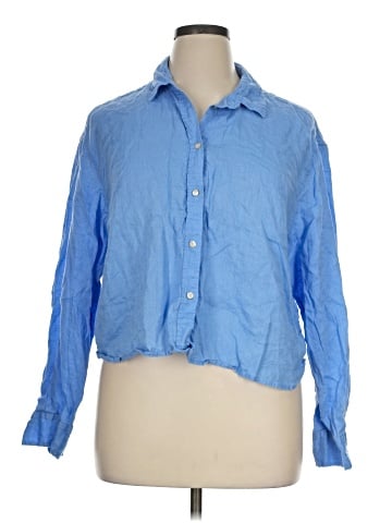 Gap Long Sleeve Button-Down Shirt (view 1)