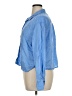 Gap 100% Linen Blue Long Sleeve Button-Down Shirt Size XL - photo 5