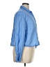 Gap 100% Linen Blue Long Sleeve Button-Down Shirt Size XL - photo 4