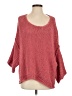 Free People Solid Red Pullover Sweater Size S - photo 1