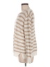 White + Warren 100% Cotton Stripes White Tan Pullover Sweater Size M - photo 5