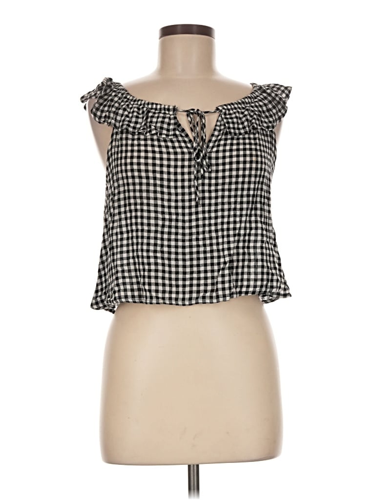 Pre-owned Billabong Sleeveless Blouse In Black