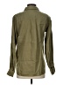 Athleta 100% Linen Solid Green Long Sleeve Button-Down Shirt Size XXS - photo 2