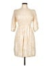 Roxy Ivory Cocktail Dress Size L - photo 1