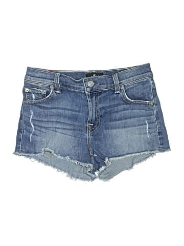 7 For All Mankind Denim Shorts (view 1)