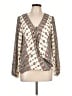 Alyx 100% Polyester Ivory 3/4 Sleeve Blouse Size L - photo 1