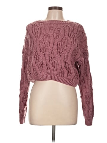 Pink Rose Pullover Sweater (view 1)