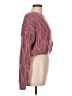 Pink Rose 100% Polyester Pink Pullover Sweater Size L - photo 4