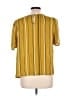 Apt. 9 100% Polyester Yellow Short Sleeve Blouse Size L - photo 2