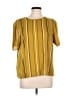Apt. 9 100% Polyester Yellow Short Sleeve Blouse Size L - photo 1