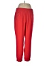 J.Crew 100% Polyester Solid Red Track Pants Size 12 - photo 1